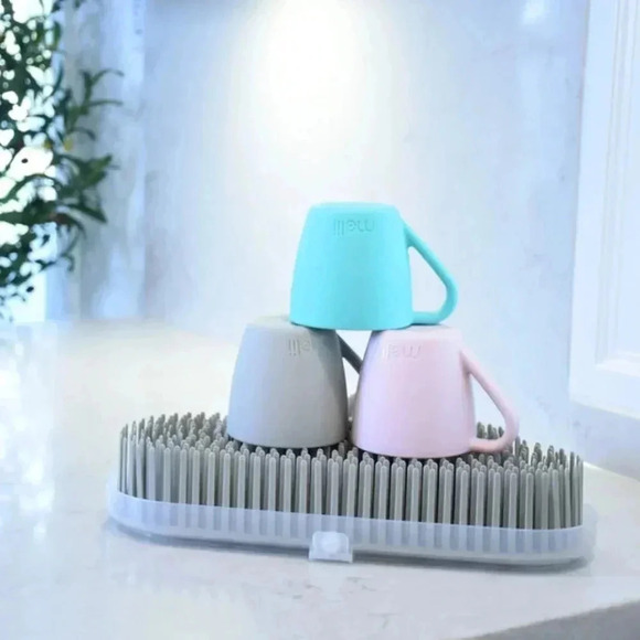 MELII BABY White CLOUD DRYING RACK Contemporary BPA Free Dishwasher Safe - Picture 9 of 10